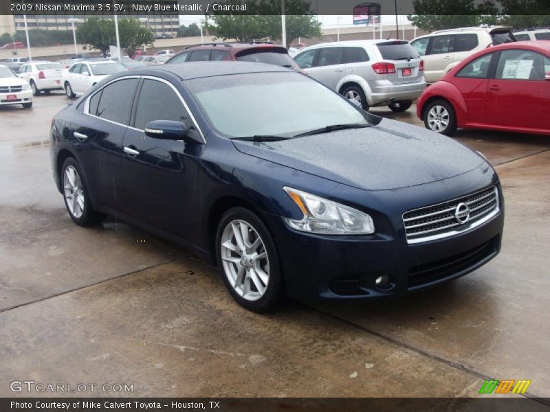 Navy Blue Metallic / Charcoal 2009 Nissan Maxima 3.5 SV