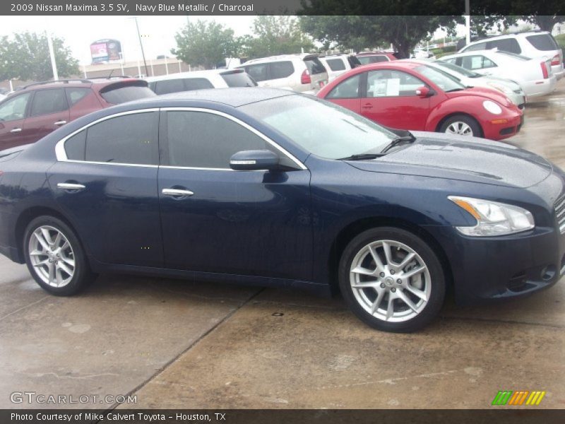 Navy Blue Metallic / Charcoal 2009 Nissan Maxima 3.5 SV