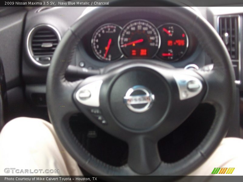 Navy Blue Metallic / Charcoal 2009 Nissan Maxima 3.5 SV