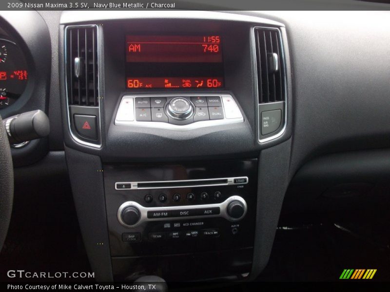 Navy Blue Metallic / Charcoal 2009 Nissan Maxima 3.5 SV