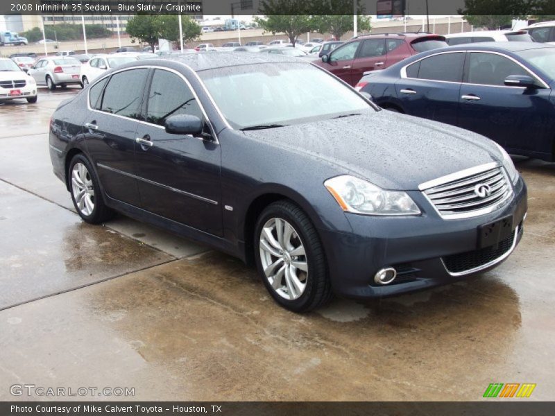 Blue Slate / Graphite 2008 Infiniti M 35 Sedan