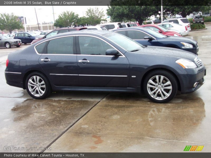Blue Slate / Graphite 2008 Infiniti M 35 Sedan