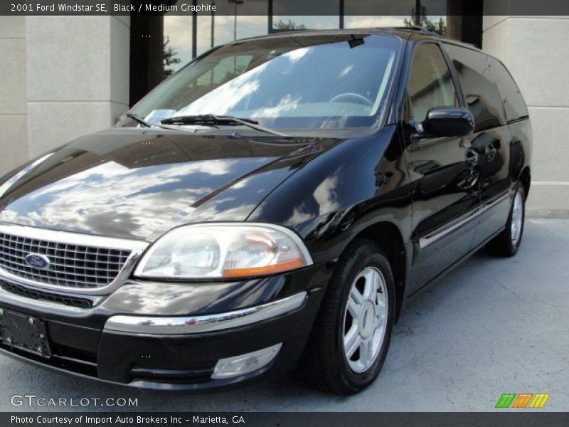 Black / Medium Graphite 2001 Ford Windstar SE