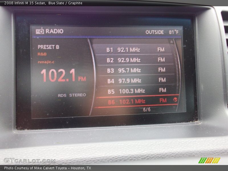 Blue Slate / Graphite 2008 Infiniti M 35 Sedan