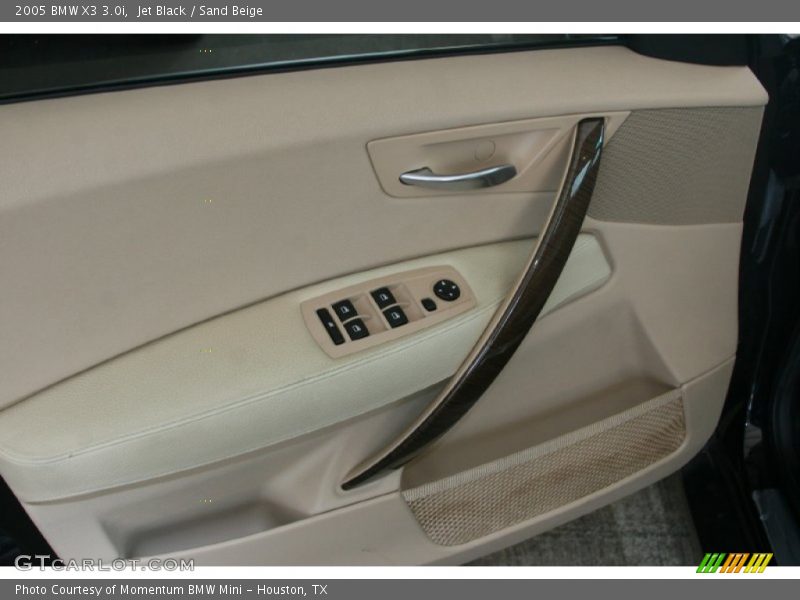 Jet Black / Sand Beige 2005 BMW X3 3.0i