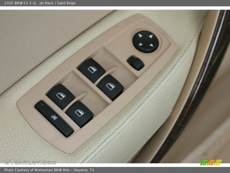 Jet Black / Sand Beige 2005 BMW X3 3.0i
