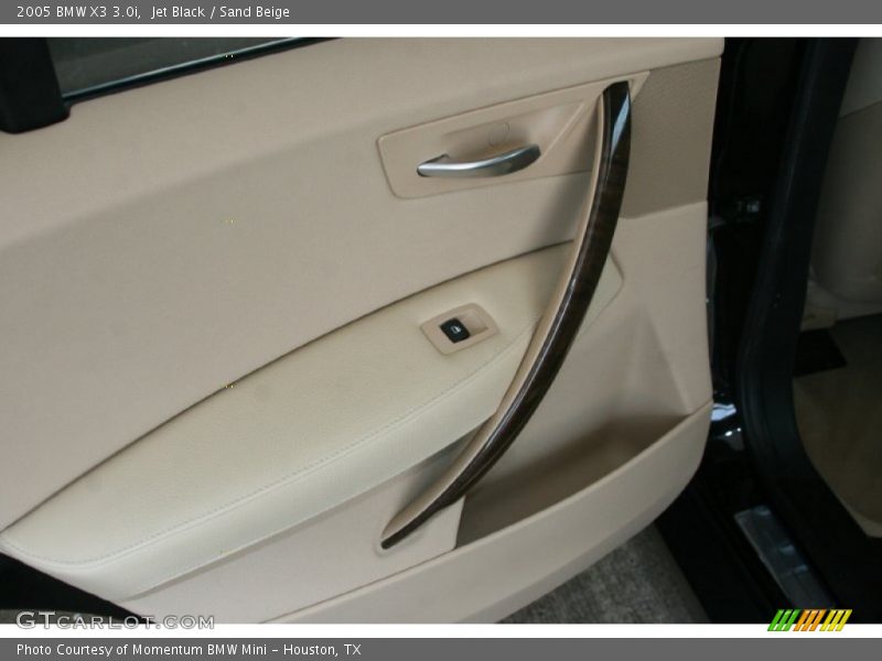 Jet Black / Sand Beige 2005 BMW X3 3.0i