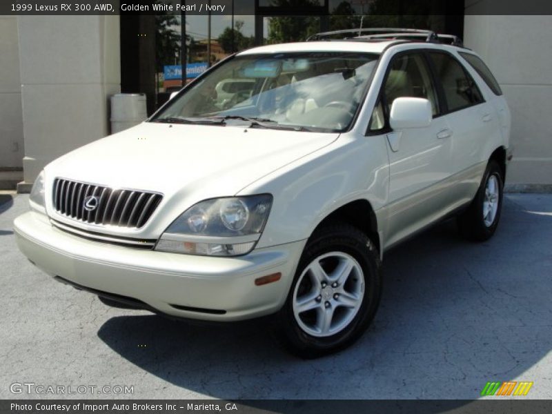 Golden White Pearl / Ivory 1999 Lexus RX 300 AWD