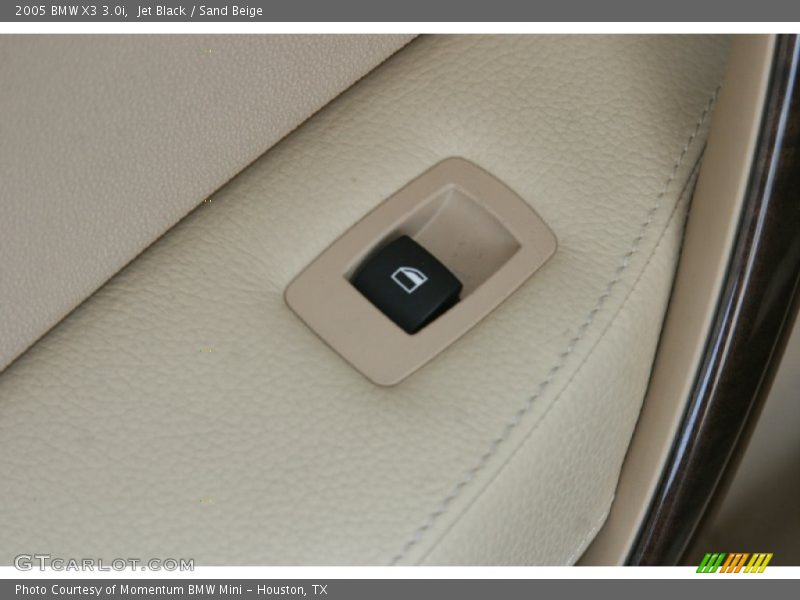 Jet Black / Sand Beige 2005 BMW X3 3.0i