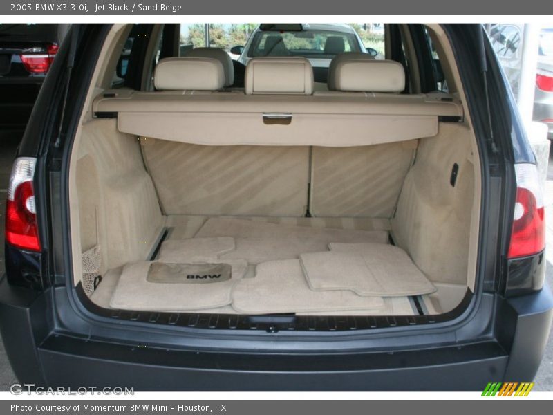 Jet Black / Sand Beige 2005 BMW X3 3.0i
