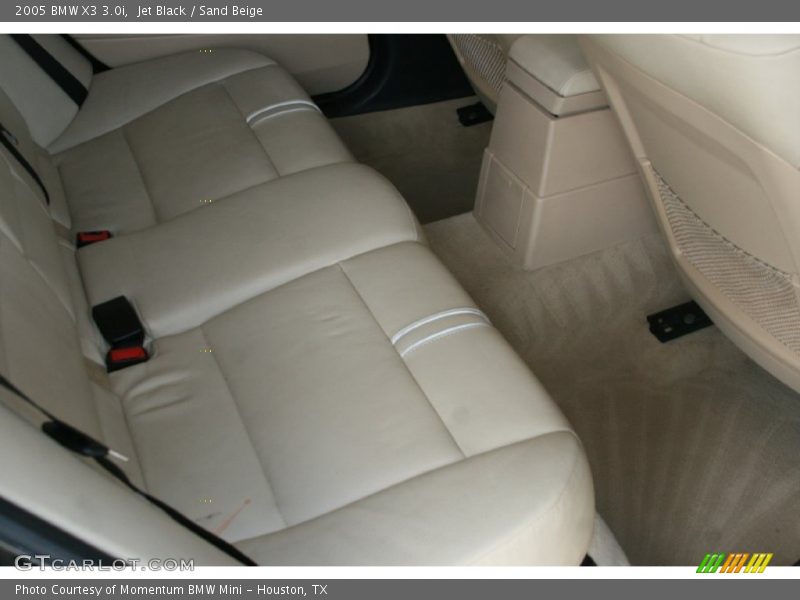 Jet Black / Sand Beige 2005 BMW X3 3.0i
