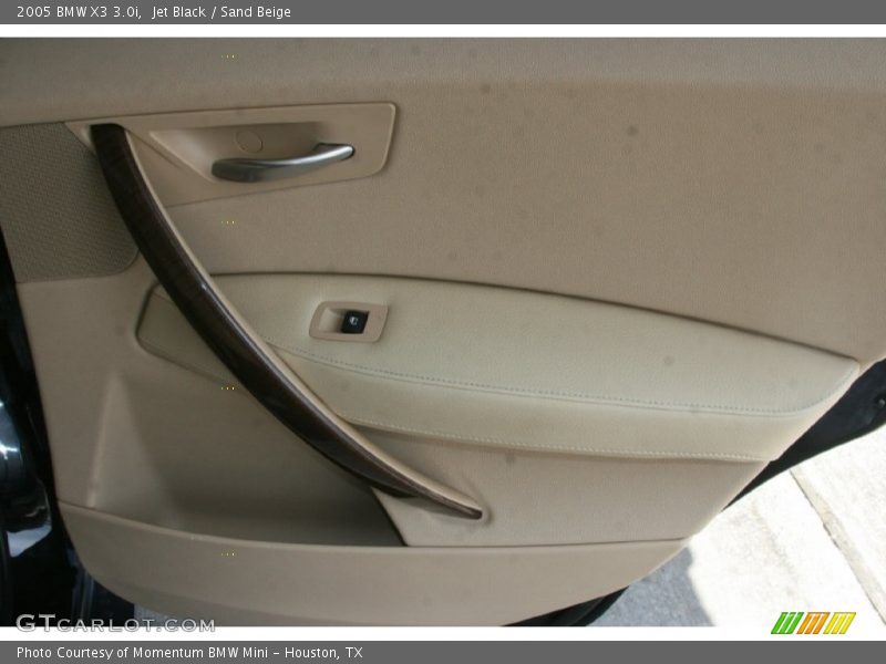 Jet Black / Sand Beige 2005 BMW X3 3.0i