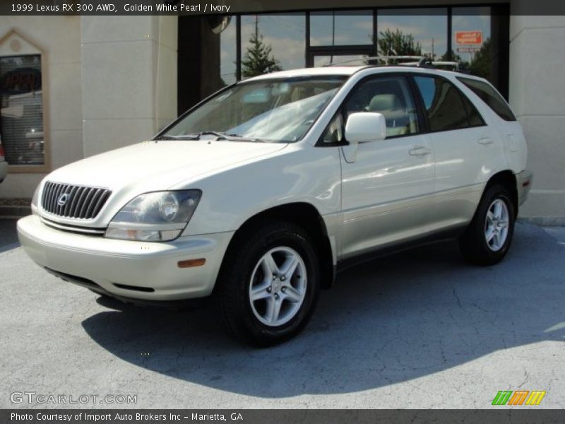 Golden White Pearl / Ivory 1999 Lexus RX 300 AWD