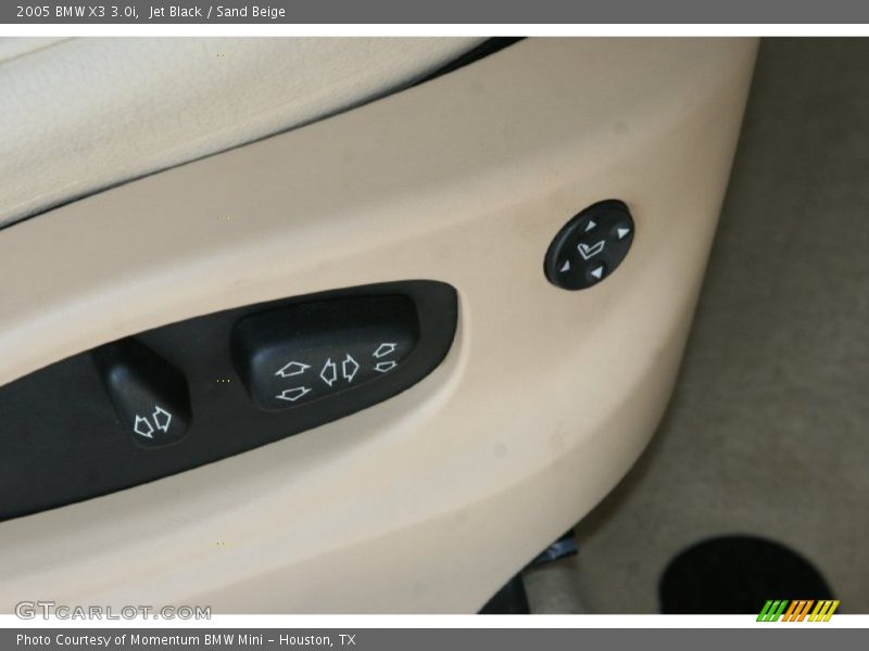 Jet Black / Sand Beige 2005 BMW X3 3.0i