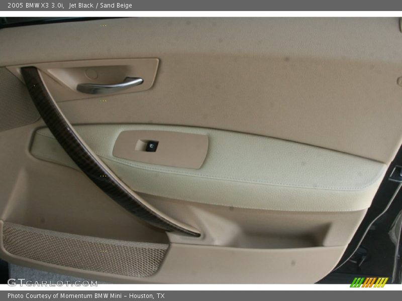 Jet Black / Sand Beige 2005 BMW X3 3.0i
