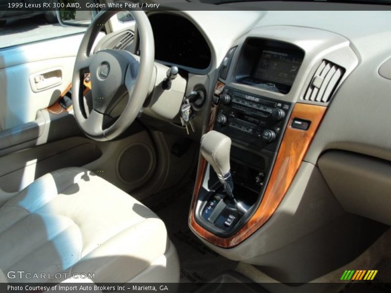 Golden White Pearl / Ivory 1999 Lexus RX 300 AWD