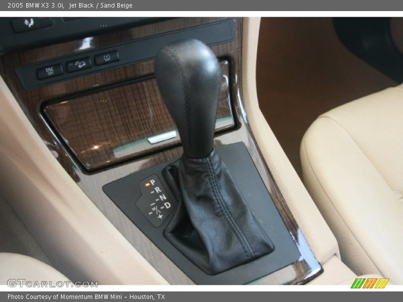 Jet Black / Sand Beige 2005 BMW X3 3.0i