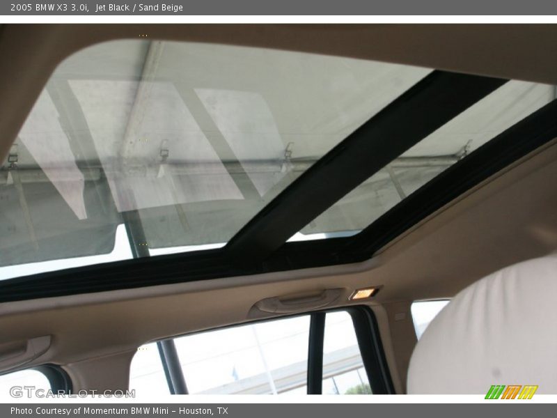 Jet Black / Sand Beige 2005 BMW X3 3.0i
