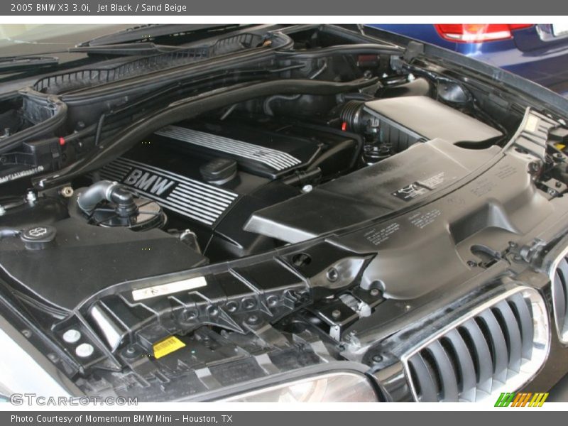 Jet Black / Sand Beige 2005 BMW X3 3.0i