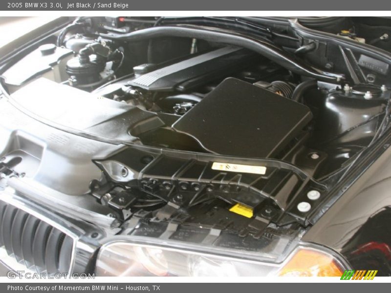 Jet Black / Sand Beige 2005 BMW X3 3.0i