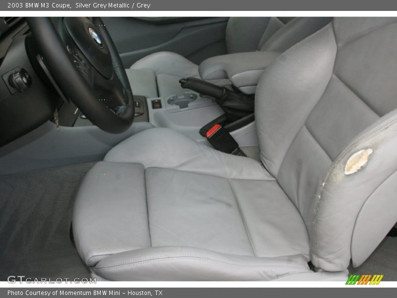  2003 M3 Coupe Grey Interior