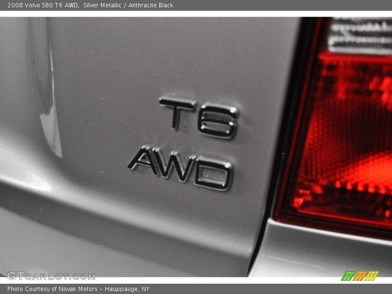 Silver Metallic / Anthracite Black 2008 Volvo S80 T6 AWD
