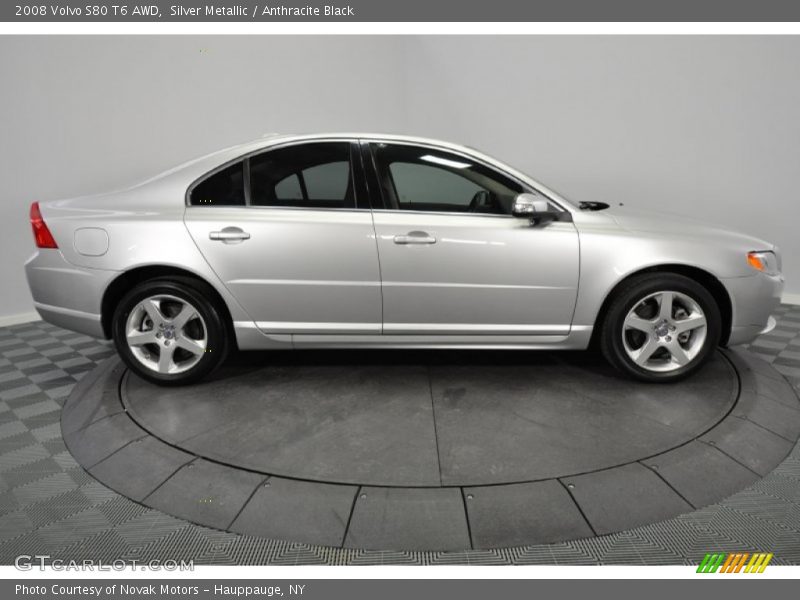 Silver Metallic / Anthracite Black 2008 Volvo S80 T6 AWD