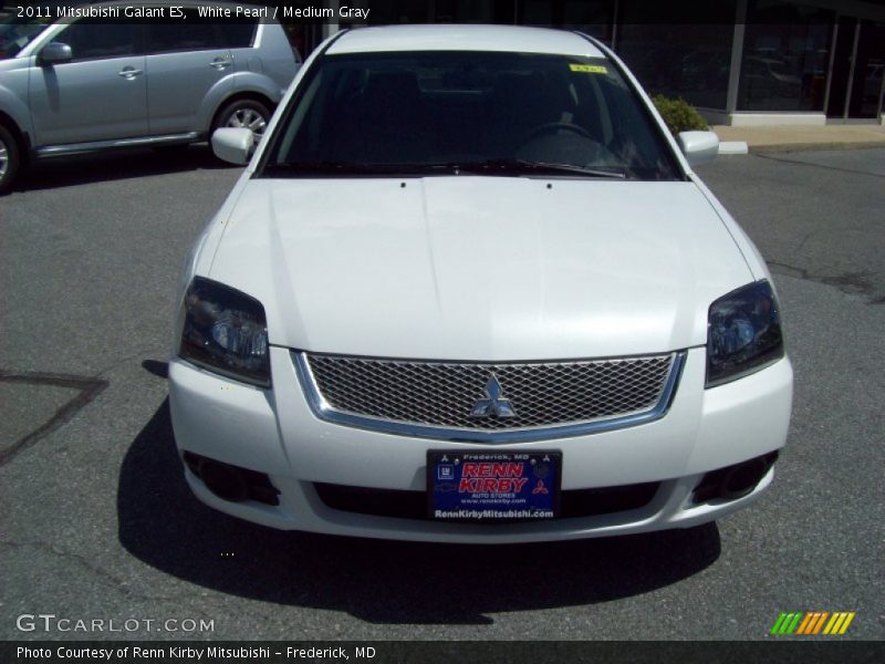 White Pearl / Medium Gray 2011 Mitsubishi Galant ES