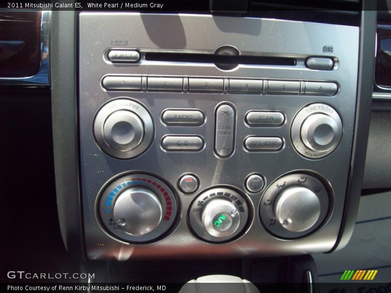 White Pearl / Medium Gray 2011 Mitsubishi Galant ES