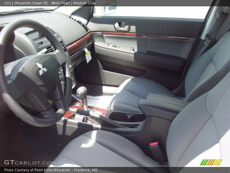 White Pearl / Medium Gray 2011 Mitsubishi Galant ES