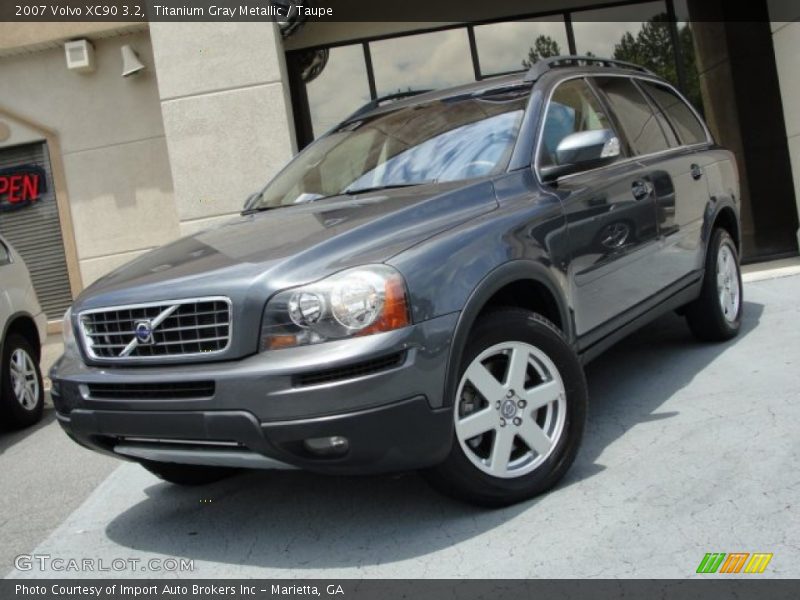 Titanium Gray Metallic / Taupe 2007 Volvo XC90 3.2