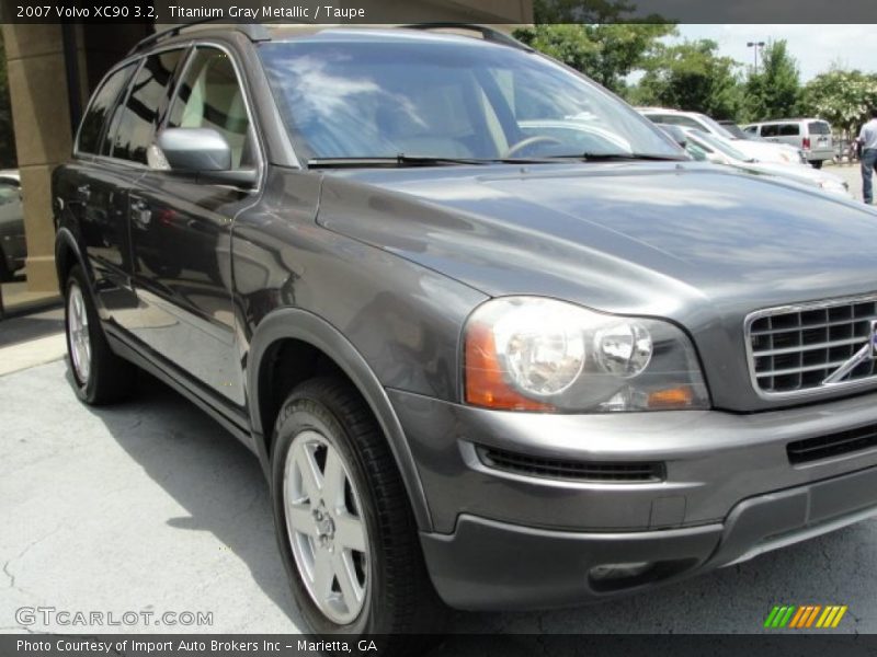 Titanium Gray Metallic / Taupe 2007 Volvo XC90 3.2