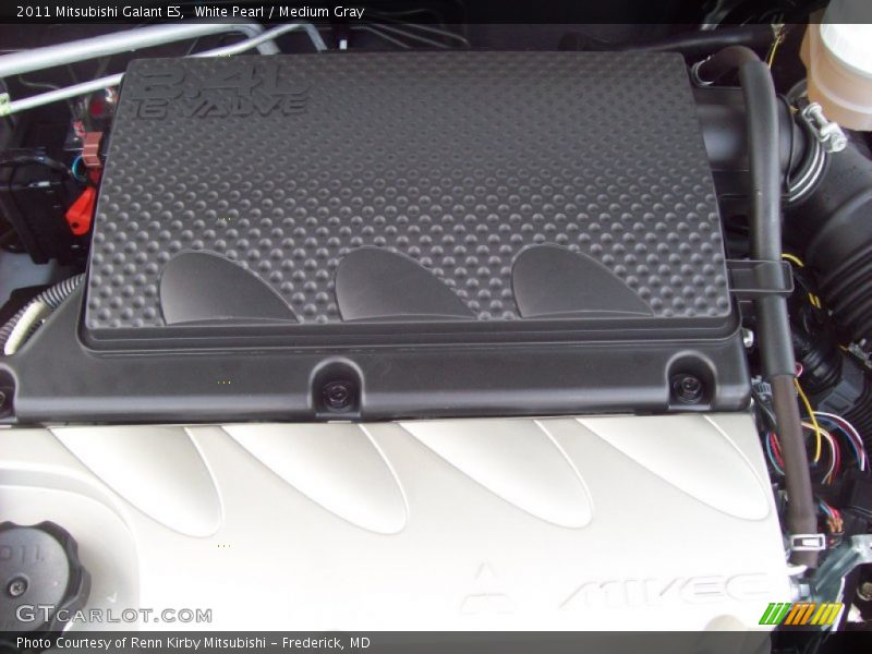 White Pearl / Medium Gray 2011 Mitsubishi Galant ES
