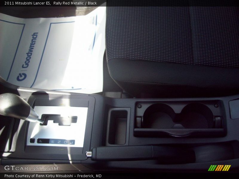 Rally Red Metallic / Black 2011 Mitsubishi Lancer ES