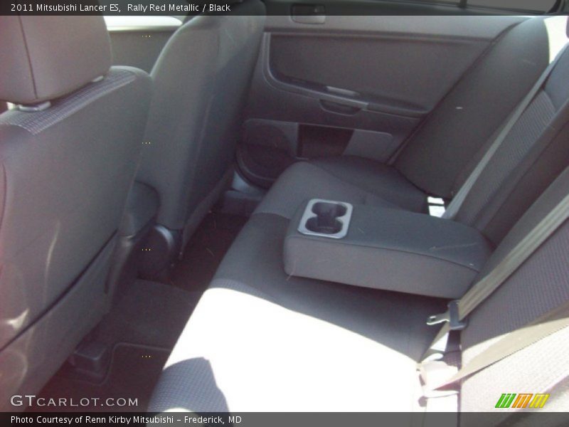 Rally Red Metallic / Black 2011 Mitsubishi Lancer ES