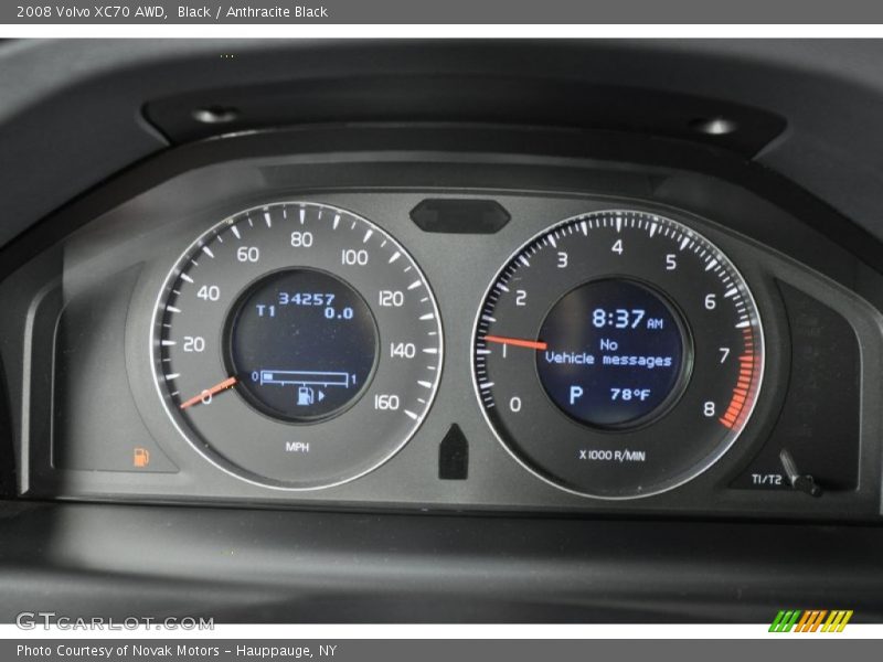 Black / Anthracite Black 2008 Volvo XC70 AWD