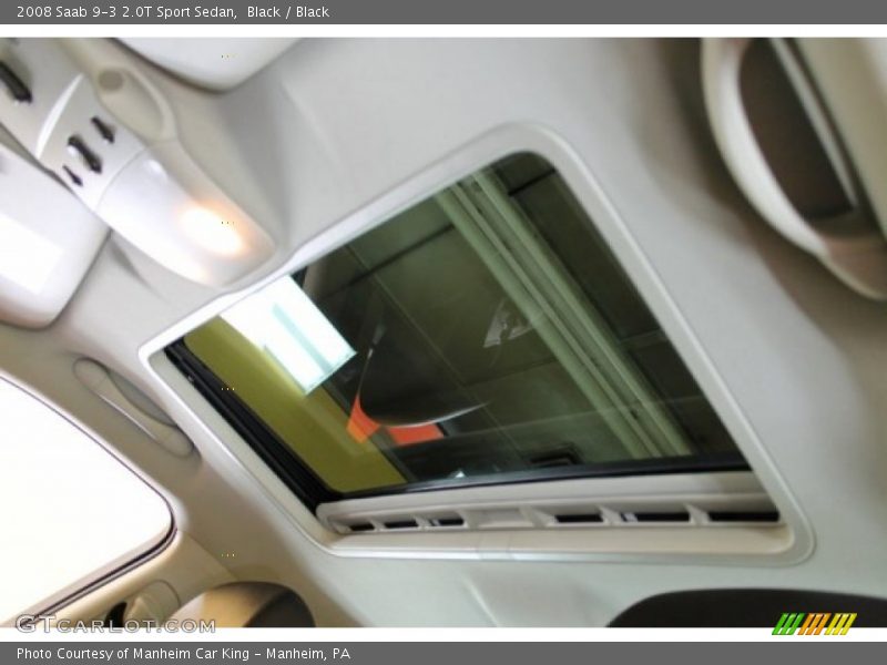 Black / Black 2008 Saab 9-3 2.0T Sport Sedan