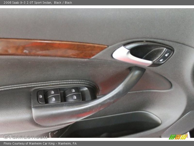Black / Black 2008 Saab 9-3 2.0T Sport Sedan