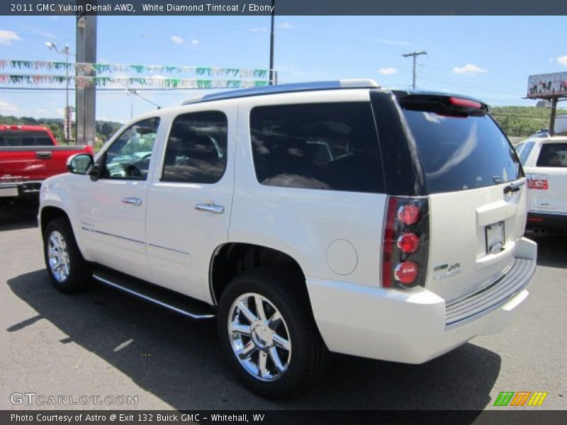 White Diamond Tintcoat / Ebony 2011 GMC Yukon Denali AWD