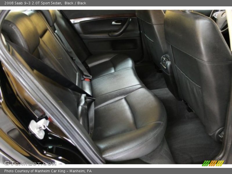 Black / Black 2008 Saab 9-3 2.0T Sport Sedan
