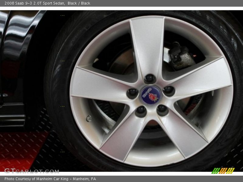 Black / Black 2008 Saab 9-3 2.0T Sport Sedan