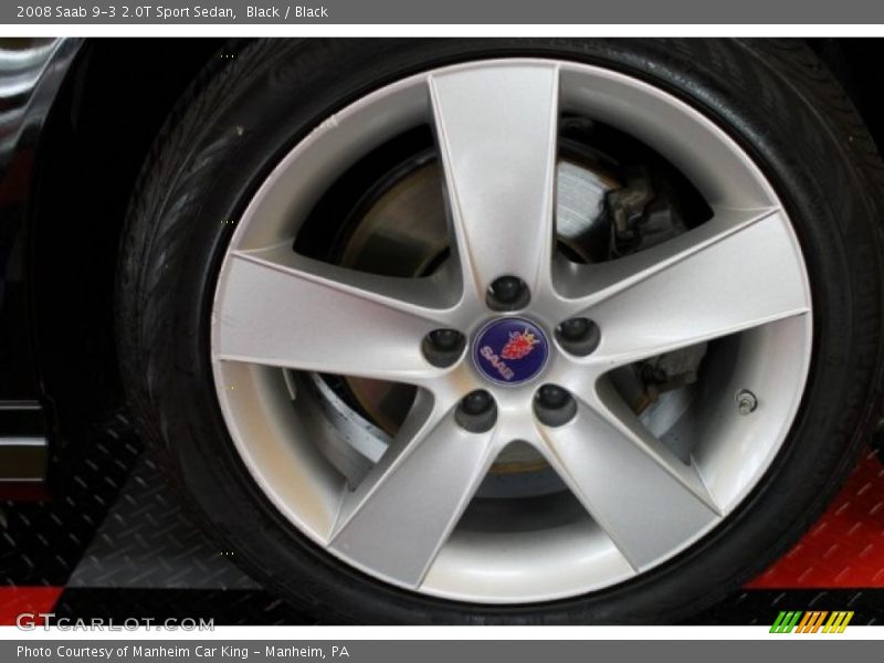 Black / Black 2008 Saab 9-3 2.0T Sport Sedan