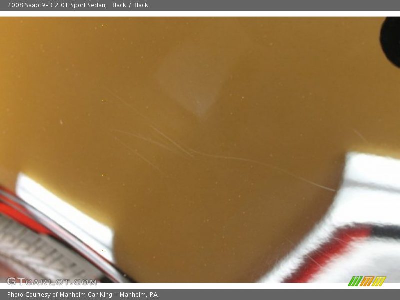 Black / Black 2008 Saab 9-3 2.0T Sport Sedan