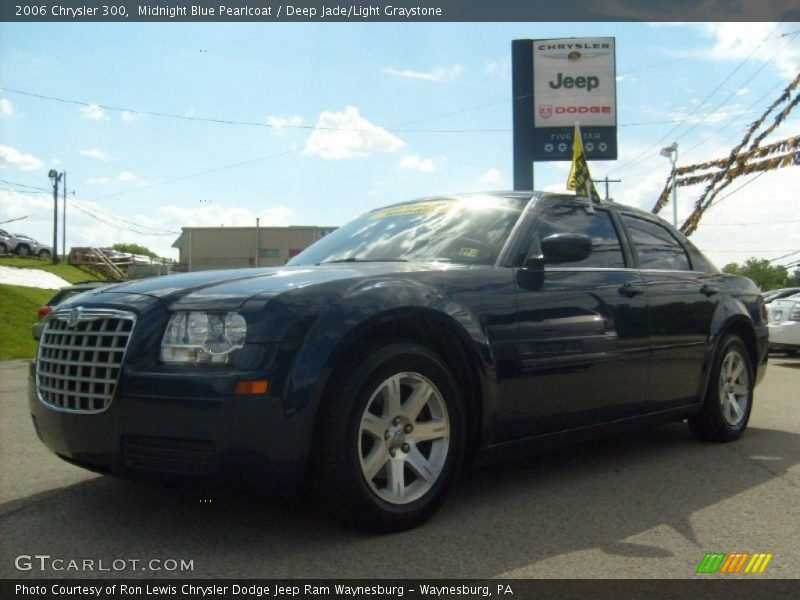 Midnight Blue Pearlcoat / Deep Jade/Light Graystone 2006 Chrysler 300