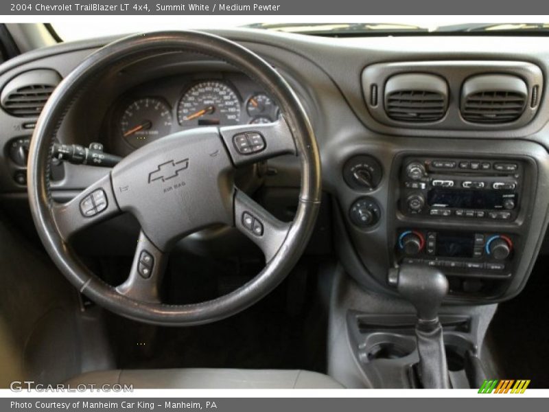 Summit White / Medium Pewter 2004 Chevrolet TrailBlazer LT 4x4