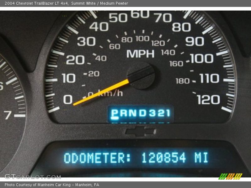 Summit White / Medium Pewter 2004 Chevrolet TrailBlazer LT 4x4