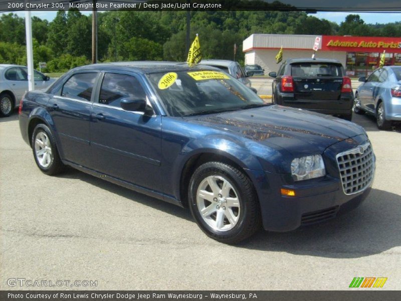 Midnight Blue Pearlcoat / Deep Jade/Light Graystone 2006 Chrysler 300