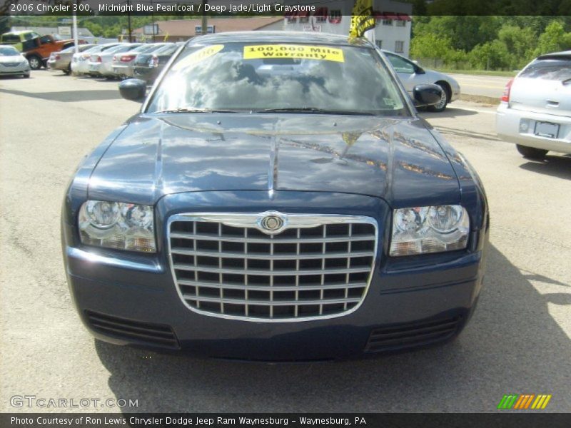 Midnight Blue Pearlcoat / Deep Jade/Light Graystone 2006 Chrysler 300