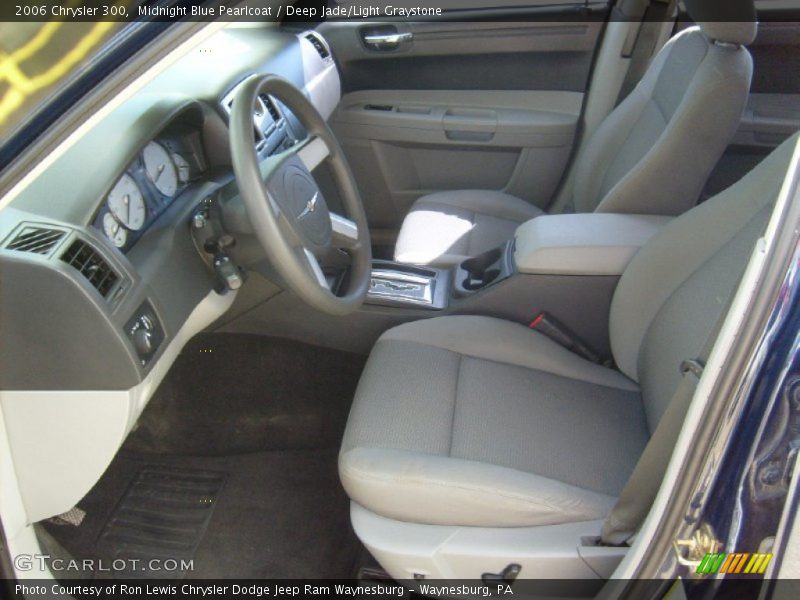 Midnight Blue Pearlcoat / Deep Jade/Light Graystone 2006 Chrysler 300