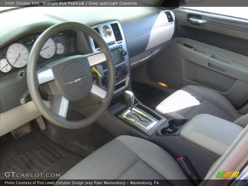 Midnight Blue Pearlcoat / Deep Jade/Light Graystone 2006 Chrysler 300